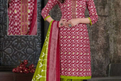 Tara Textile Ikkat Tie Special Vol 01 Pure Lawn Cotton With Printed Salwar Suit Collection Design 101 to 112 Series (4)