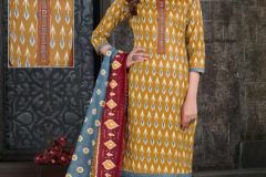 Tara Textile Ikkat Tie Special Vol 01 Pure Lawn Cotton With Printed Salwar Suit Collection Design 101 to 112 Series (5)