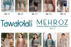 Tawakkal Fabrics Mehroz Luxury Heavy Cotton Collection Vol 2 Design 11 to 20 Series (23)