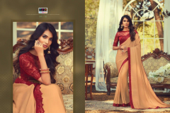 TFH Saree Sandal Wood Vol 07 Georgette Design 701 to 718 7