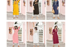 Tips And Tops By Kashish Mannat Vol 06 Kurtis With Pant Heavy Rayon Design 01 to 06