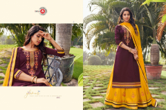 Triple AAA Kalyani Jam Silk With Emroidery Design 491 to 496 2