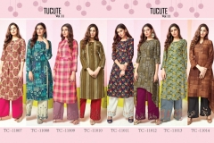 Tucute Vol 11 Maslin Print Karma Trendz Kurtis 1