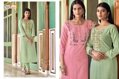 Tunic House Cloud Viscose With Handwork Kurti Collection Design 1201 to 1204 Series (3)