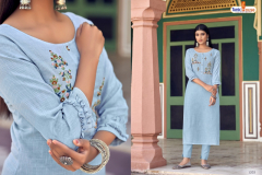 Tunic House Cloud Viscose With Handwork Kurti Collection Design 1201 to 1204 Series (4)