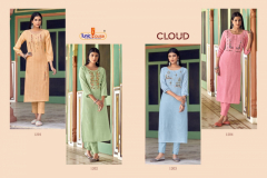Tunic House Cloud Viscose With Handwork Kurti Collection Design 1201 to 1204 Series (6)