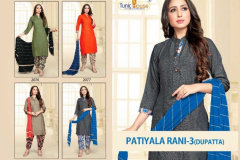 Tunic House Patiyala Rani 3 Viscose Kurti With Bottom Design 2076 to 2079 Series (2)