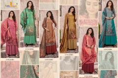 Tunic House Pearl Winter Collection Velvet Digital Print Design 84001 to 84006