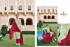 Tunic House Rooh Cotton Top With Bottom & Dupatta Collection Design 3301 to 3304 Series (3)