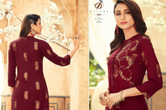 TZU Life Style Bellah Reyon Kurtis With Pant Design 1001 to 1004 6