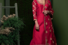 TZU Life Style Juliet Kurtis With Sharara Chanderi Silk Design 1001 to 1004 2