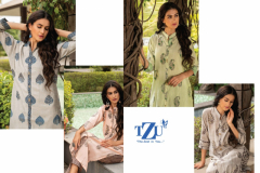 TZU Life Style Swarnim Diamond Silk Kurti Design 1001 to 1004 4