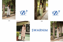 TZU Life Style Swarnim Diamond Silk Kurti Design 1001 to 1004 5