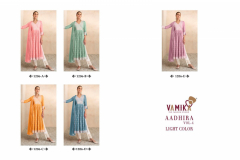 Vamika Aadhira Vol 4 Light Colour Kurti With Bottom & Dupatta Collection Design 1206-A to 1206-E Series (3)