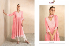 Vamika Aadhira Vol 4 Light Colour Kurti With Bottom & Dupatta Collection Design 1206-A to 1206-E Series (8)