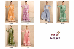 Vamika Lakhnavi Vol 06 Rayon Kurti With Bottom & Dupatta Collection Design 1031 to 1034 Series (3)