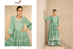 Vamika Lakhnavi Vol 06 Rayon Kurti With Bottom & Dupatta Collection Design 1031 to 1034 Series (6)