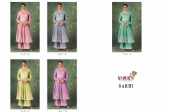 Vamika Nx Sakhi Rayon Kurti With Palazoo & Dupatta Collection 1201-A to 1201-E Series (2)