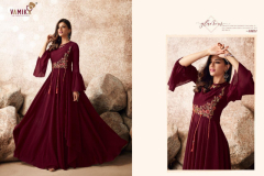 Vamika Sui Dhaaga Vol 03 Gown Semi Georgette Design 18017 to 18024 11