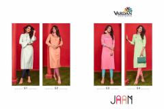 Vardan Designer Jaam Vol 01 Heavy Cotton Design 51 to 54
