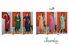 Vardan Designer Jhumka Vol 1 Kurti With Pant Design Reyon Fabric 7