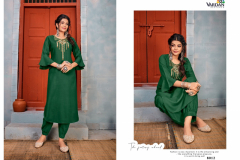 Vardan Designer Jhumka Vol 1 Kurti With Pant Design Reyon Fabric 9