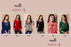 Vardan Designer Nora Vol 01 Heavy Reyon Design 2041 to 2046