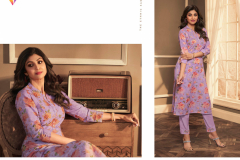 Vatsam Shilpa Linen Kiurti & Bottom Collection Design 151 to 157 Series (5)