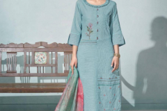 Vink Daisy Pure Cotton Jacquard Kurti With Bottom Design 1021 to 1026 Series (5)