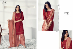 Vink Glam Viscose Kurti With Sharara & Dupatta Design 1211 to 1214 Series (2)