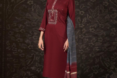 Vink Harmony Viscose Silk Kurtis Plazzo With Jacquard Dupatta Design 941 to 946 11