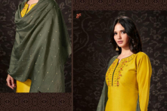 Vink Harmony Viscose Silk Kurtis Plazzo With Jacquard Dupatta Design 941 to 946 12