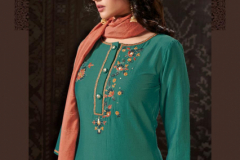 Vink Harmony Viscose Silk Kurtis Plazzo With Jacquard Dupatta Design 941 to 946 7