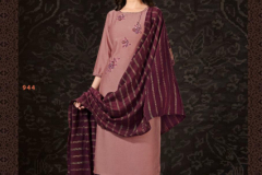 Vink Harmony Viscose Silk Kurtis Plazzo With Jacquard Dupatta Design 941 to 946 8