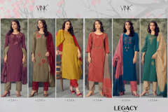 Vink Legacy Viscose Kurti With Bottom & Dupatta Series 1251 to 1256 Series (2)