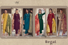 Vink Regal Kurti With Bottom & Dupatta Design 1391 to 1396 Series (2)