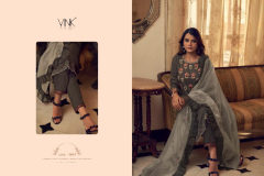 Vink Ruffles Silk Kurti With Bottom & Dupatta Design 1411 to 1416 Series (3)