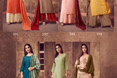 Vink Sabhya Pure Muslin Design 591 to 597 15