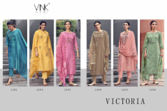 Vink Victoria Organza Handwork Silk Kurti With Pant Design 1291 to 1296 Series (3)