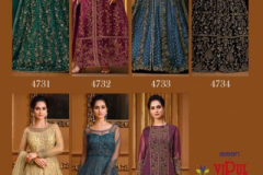Vipul Elliza Vol 2 Party Wear Designer Gown Design 4731 to 4735 Series (11)