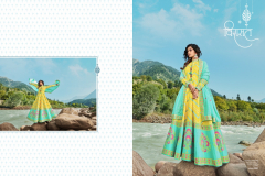Virasat Heer Patola Designer Gown Design 1001 to 1004 Series (10)