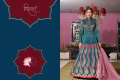 Virasat Present Muskan Designer Party Wear Gown Design 1068-1071 Series (5)