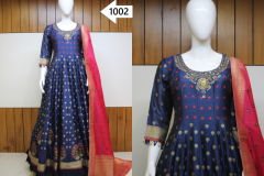 Virasat Rudraksh Designer Gown Design 1001, 1002 Series (5)