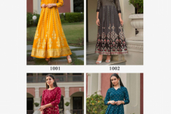Vitara Fashion Rangmanch Rayon Long Aanarkali Kurti Collection Design 1001 to 1004 Series (12)
