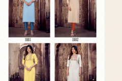 Viza Lifestyle Princess Cotton Self Weaving Kurti Collection Design 1001 to 1004 Series (10)