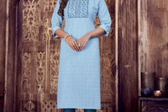Viza Lifestyle Princess Cotton Self Weaving Kurti Collection Design 1001 to 1004 Series (4)