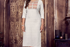 Viza Lifestyle Princess Cotton Self Weaving Kurti Collection Design 1001 to 1004 Series (9)