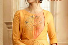 Vouch Fashion Aashna Design 1001-1007 Series Long Designer Party Wear Kurti (1)