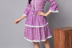 Vrede Vogel 9321-26 Pure Cotton Ethnic Flared Dress Collection Design 01 to 08 Series (8)
