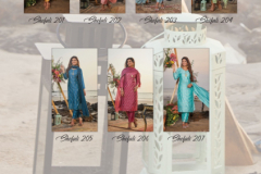 Wanna Shefali 2 Chanderi Kurti With Bottom & Dupatta Collection Design 201 to 207 Series (11)